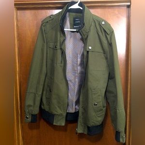 Fashion man, green jacket size Xl ( M in US )